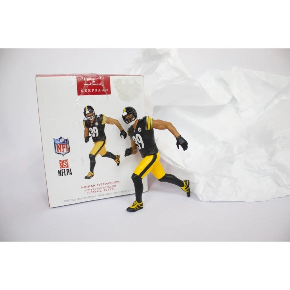 Hallmark 2024 NFL Pittsburgh Steelers Minkah‎ Fitzpatrick Ornament with Box